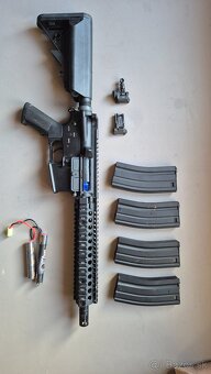 Airsoft MK18 E&C 445 FPS + 4 zásobníky - TOP stav - 140€ - 3