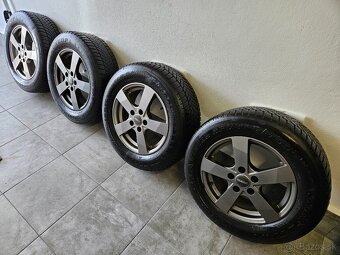 ‼️Alu disky DEZENT 16" +❄️zimné pneu DUNLOP 215/65 R16 - 3