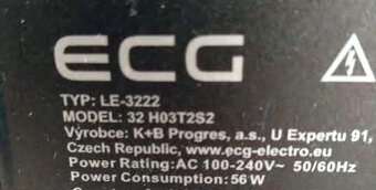 LED TV ECG 32 H03T2S2 uhlopriečka 81cm. - 3