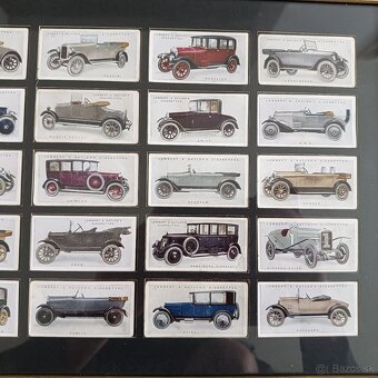 Zbierka starožitných kartičiek motorových vozidiel - 3