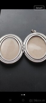 Vintage medailón v secesnom štíle - 3