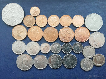 staré a nové anglické mince - 3
