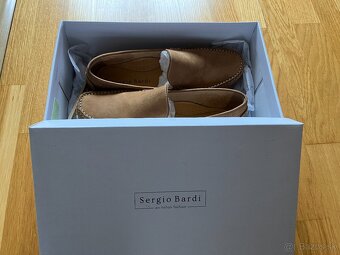 Nové kožené mokasíny Sergio Bardi, 41 - 3