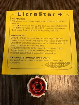Ježko Extralite UltraStar 4 1-1/8 - 3