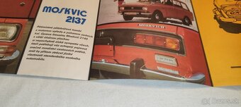 MOSKVIČ 2140 / 2137 rozkládací prospekt - 3