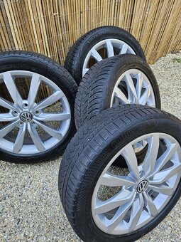 Zimná sada VW 5x112 r17 + Continental/Vredestein - 3