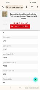 Laminátová vodeodolná podlaha dub lugano - 3