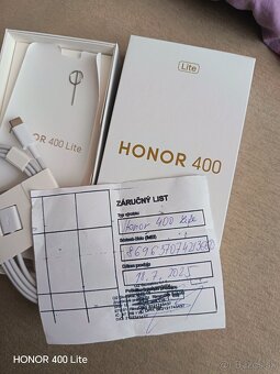 Honor 400lite 5G - 3