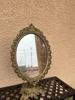 Mosadzné stolové zrkadlo - 3