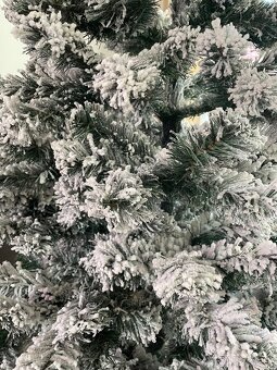 Zasnežený hustý vianočný stromček - 3