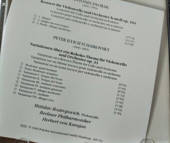 Dvořák, Tschaikowsky, Rostropovich, Karajan - 3