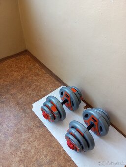 Jednorúčky plastové/cementové INSPORTLINE 2 x 19 kg - 3