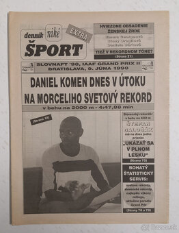 Staré noviny Denník Šport 3 - 3