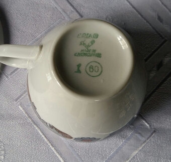 Kávové porcelánové šálky - 3