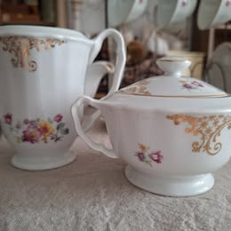 Krásny porcelánový vintage set, aj na doplnenie - 3
