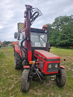 Zetor 7711,traktorova sekačka STPC - 3