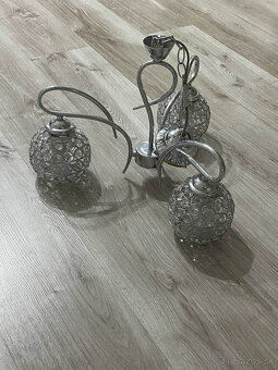 Elegantný stropný luster s krištáľovým efektom - 3