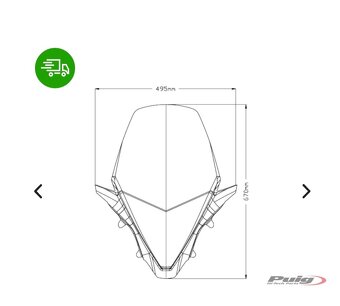 plexi ,štít Puig na skúter Honda pcx - 3