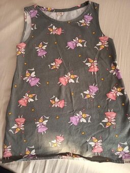 Handmade šaty s tričkom 110 - 3