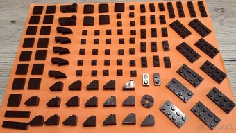 B15 Lego® Originál Diely, tmavo hnedé (Dark Brown) - 3