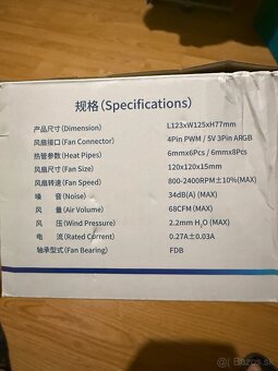 predam CPU chladic TEUCER UT75 biely - 3