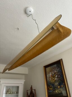 LAMPA Z ODLIEVANÉHO SKLA - RUČNÁ PRÁCA - 3