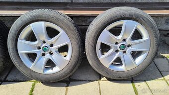 205/55 r16 škoda letná sada 5x112 - 3