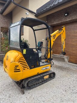 Minibager JCB 8015 + brzdeny prives dopravnik 2600kg - 3