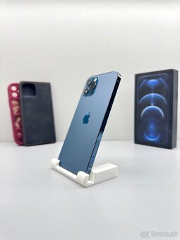 iPhone 12 PRO 128GB BLUE TOP STAV NOVÁ BATÉRIA 100% - 3