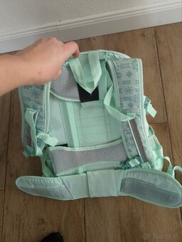 Mentolová školská taška-ruksak - 3