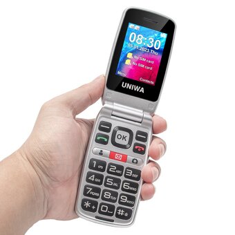 Nový, nepoužívaný 4G DUAL SIM mobil, V - konštrukcia - 3