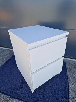 Ikea Malm nočný stolík, biela - 3