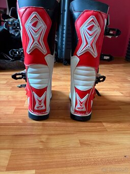 UFO Obsidian Boot Red Motocross - 3