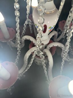 Emailový krištáľový luster - 3