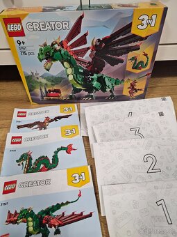 Lego Creator 31161 3v1 Stredoveký drak - 3