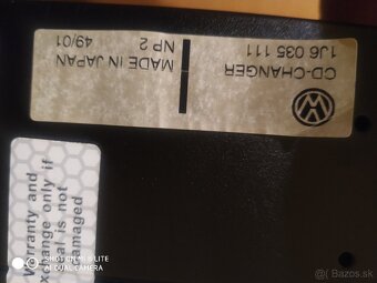 Auto radio Skoda symphony bez kodu + CD menic - 3