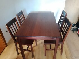 Jedalensky stol+ stoličky 4 ks - 3