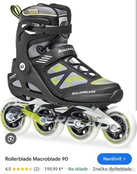vel. 44,5 - panske kolieskove korcule ROLLERBLADE - 3
