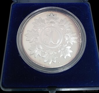 Stříbrná Medaile k životnímu Jubileu Proof - 3