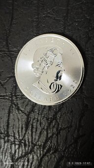 Strieborné mince, 2 x 1 oz Maple Leaf Canada 2020 5 Dollar - 3