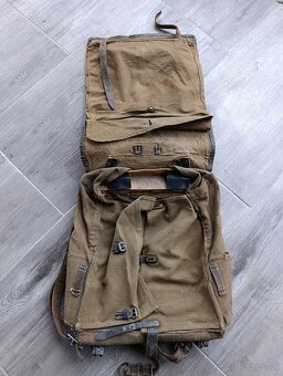 Nemecký vojenský batoh-teľacina, vojenské boty - 3