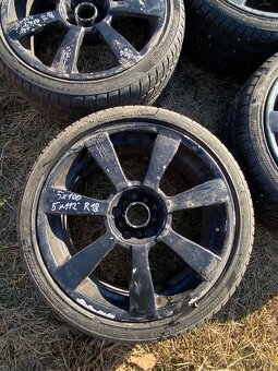 Zimný set alu + pneu OZ R18 dvojrozteč 5x100, 5x112 ET 35 - 3