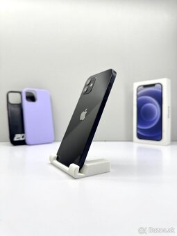 iPhone 12 BLACK NOVÁ BATÉRIA 100% ZDRAVIE+PRÍSLUŠENSTVO - 3