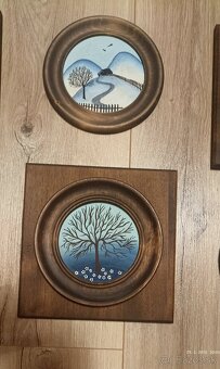 Miniatúry -tempera na plátne - 3