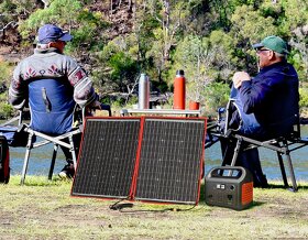 Solárny fotovoltaický skladací panel vrátane regulátoru 12V - 3