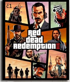 Red dead redemption 2 plakát 30x40cm - 3