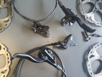 Stvorpiestove kotucove brzdy Shimano + kotuce XT - 3
