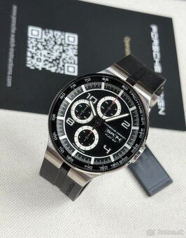 Porsche Design, model P6360 black dial, originál hodinky - 3