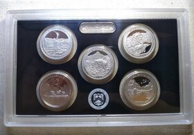 8x Strieborných proof sád "America the Beautiful" 2010-201 - 3