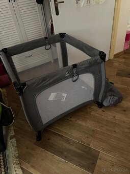 Caretero detská skladacia ohrádka Quadra graphite - 3